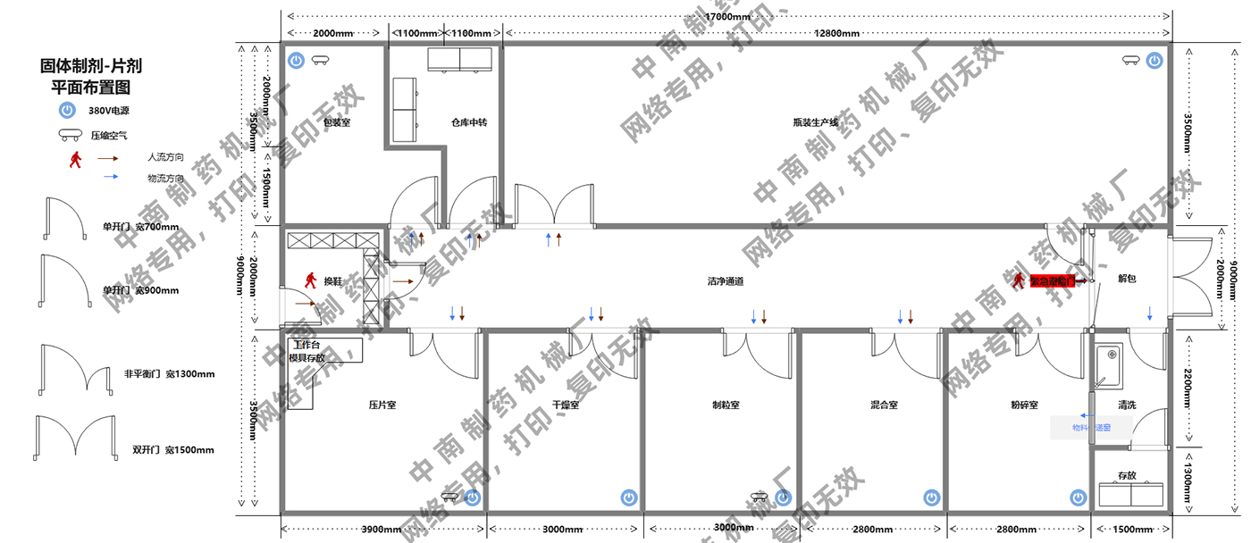 固體制劑-片劑平面設(shè)計(jì)圖